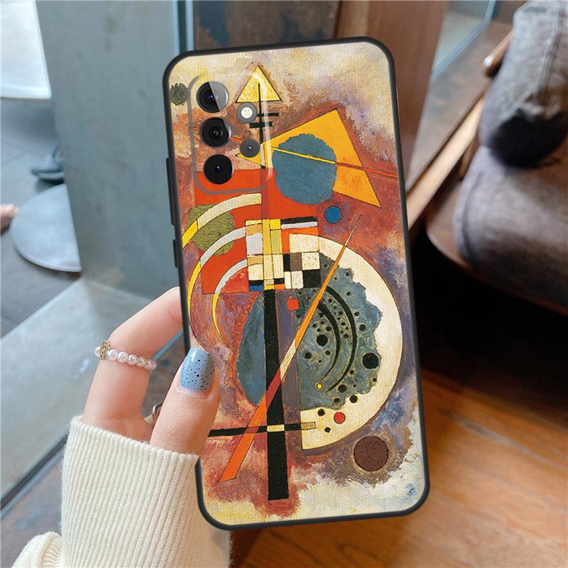 Wassily Kandinsky Abstract Phone Case For Samsung Galaxy A54 A34 A14 A13 A33 A53 A73 A12 A22 A32 A52 A72 A51 A71 Cover Coque