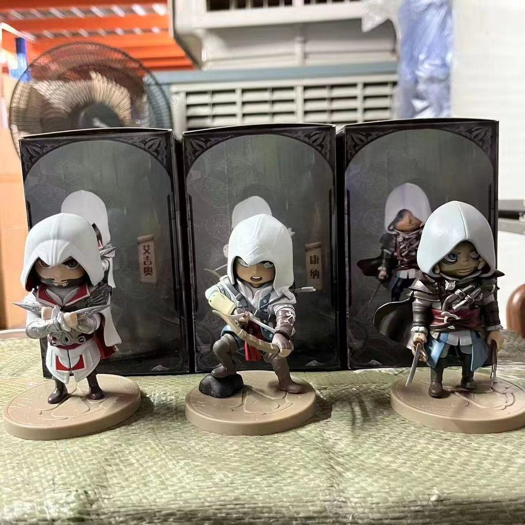 Набор Коллекционных Фигурок из ПВХ Assassin's Creed Для Фанатов С Эцио Коннором Эдвардом