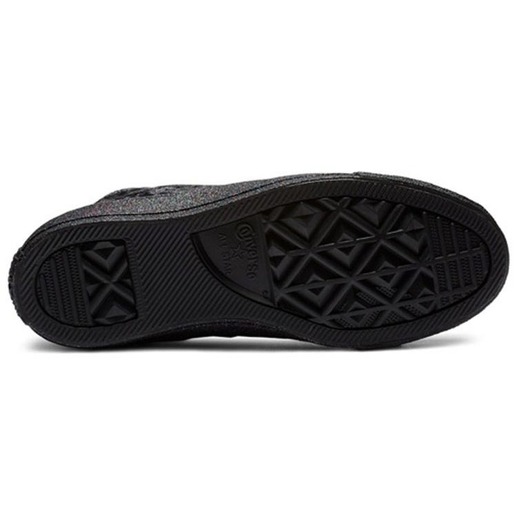 (WMNS) Converse x Miley Cyrus Chuck Taylor All Star Hi 'Black Silver' Women's 563723C