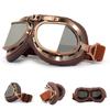 Harley Retro Copper Style Motorcycle Goggles With Adjustable Nose Pads For Outdoor Riding Enthusiasts