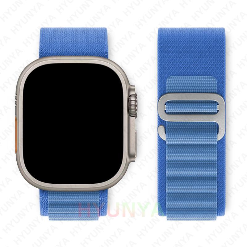 Альпийский ремешок для Apple Watch Band Series 10 9 8 7 SE Ultra 2 41мм 42мм 45мм 46мм 49мм 40мм 44мм IWatch Correa Ремешок Браслет