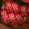 6PCS Red Pocket Luck Money Envelopes Vintage Money Pocket New Year Red Envelope  Spring Festival
