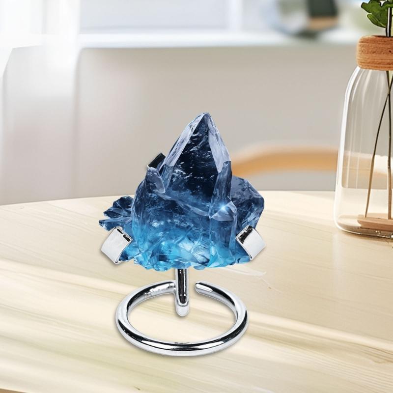 Multipurpose Metal Easels for Mineral Collections Specimen Holder Rusts Resistant Decorative Rock Displays Stand