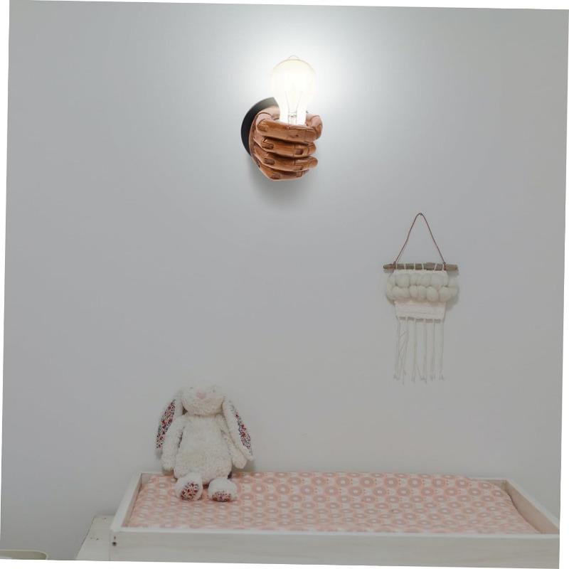 Wall Lamp Base Candle Stand LED Bulbs Wall Mounted Candle Holder Wall Lamp Lamp Base for Lamp Stands Old E27 Lamp Holder E27 Sockets Resin