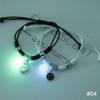 1 Pair Luminous Bracelet Fashion Alloy Hand Braided Bracelet Luminous Bracelet Jewelry Gift for Friends Lovers AVE
