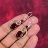 Faceted Ruby Earrings Gemstone Jewelry 925 Sterling Silver Earrings, Gift For Women Handmade Earrings