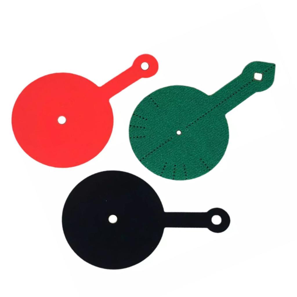 3Pcs Billiard Replacement Aim Trainer Pool Table Aim Trainer Pad Billiards Aiming Practice Stickers Training Pads