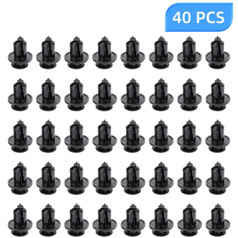 10-50 шт. черные крючки для фиксации переднего бампера и зажимы для крепления заклепок для отделки автомобиля Honda Accord, аксессуары