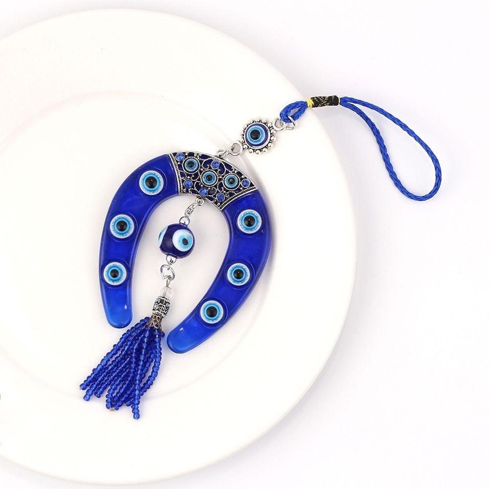 Комната Машина Ювелирные изделия Дьявольский глаз Автомобильный кулон Бусины сглаза Кулон Ремешок для телефона Брелок Дьявольский глаз