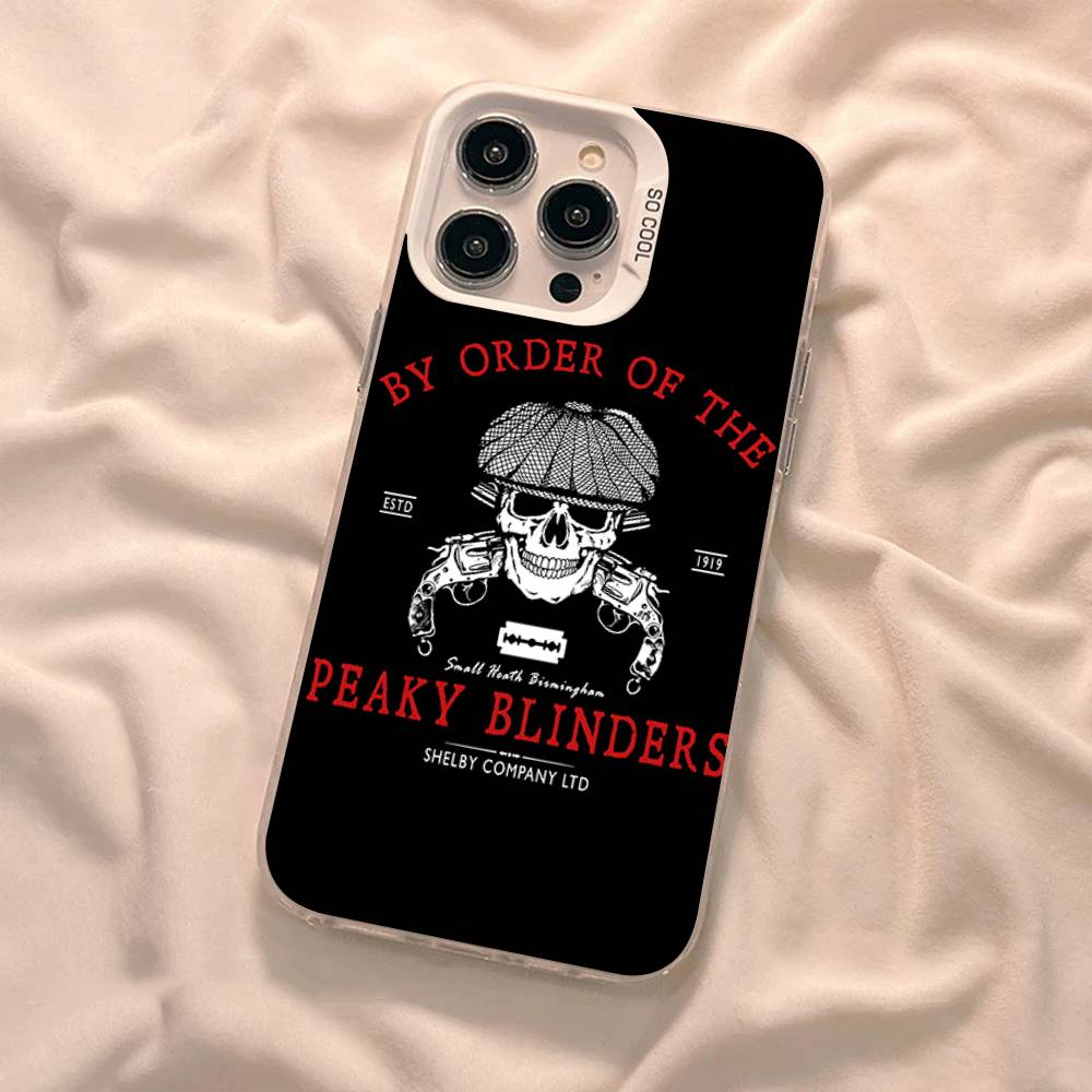 Чехол для телефона P-Peaky-S B-Blinders Для IPhone 17 16 Plus Pro Max 15 14 13 12 11 Матовый Цветной