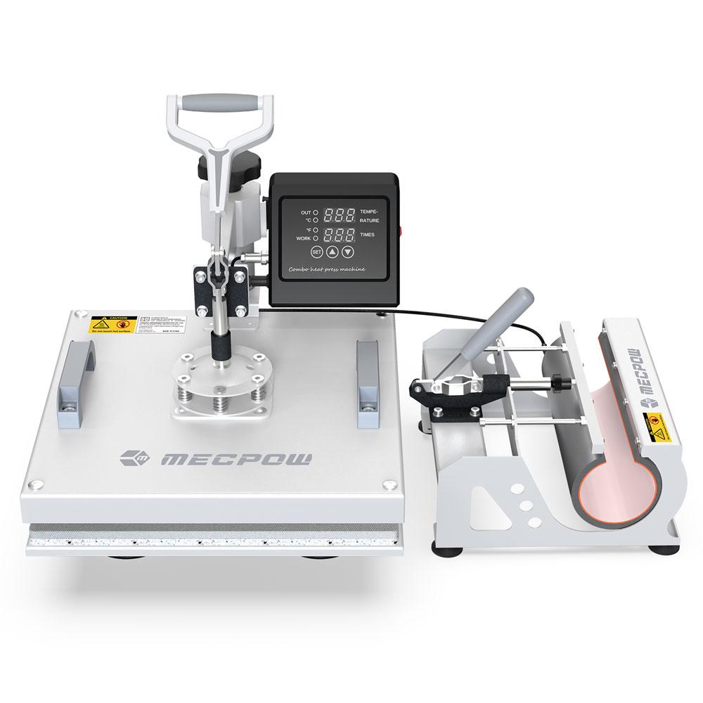Refurbished Mecpow  EU MP-3881 8 in 1 Heat Press Machine, 30oz Large Capacity, Dual-Tube Heating, Precise Digital Control, 360° Swin