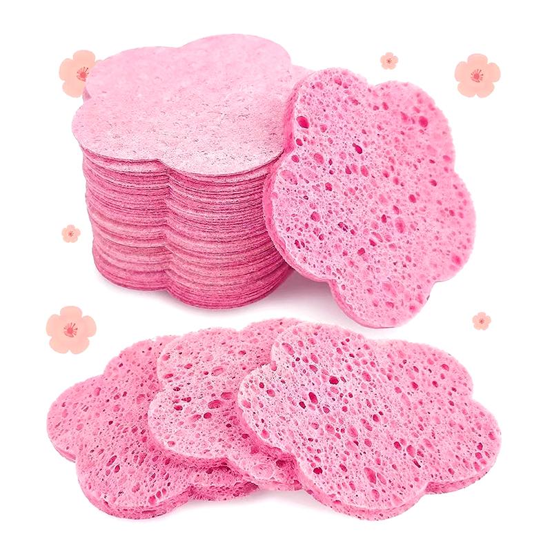 20 шт./коробка Сжатые губки для лица Косметическая гидротерапевтическая губка Спа Подушечки для лица Для ежедневного очищения Снятия макияжа Отшелушивания