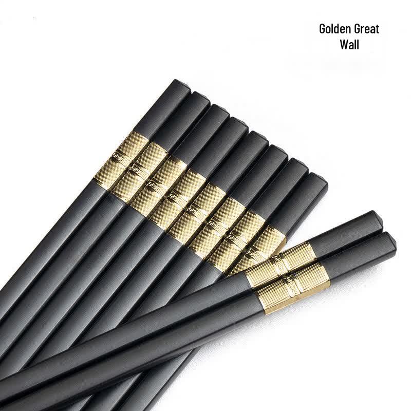 777 Alloy Chopsticks for Hotel & Canteen, 10 Pairs