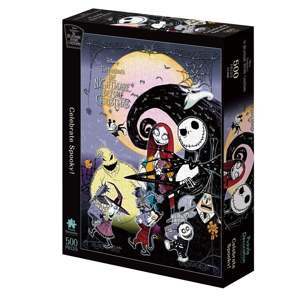 500 Piece Jigsaw Puzzle Disney Nightmare Before Christmas Celebrate Spooky! [Puzzle Decoration] (38x53cm)