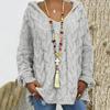 VAYLA Women Knitted Sweater Casual Solid Hooded Pullovers Europe Style Jumpers Streetwear Women's Clothes