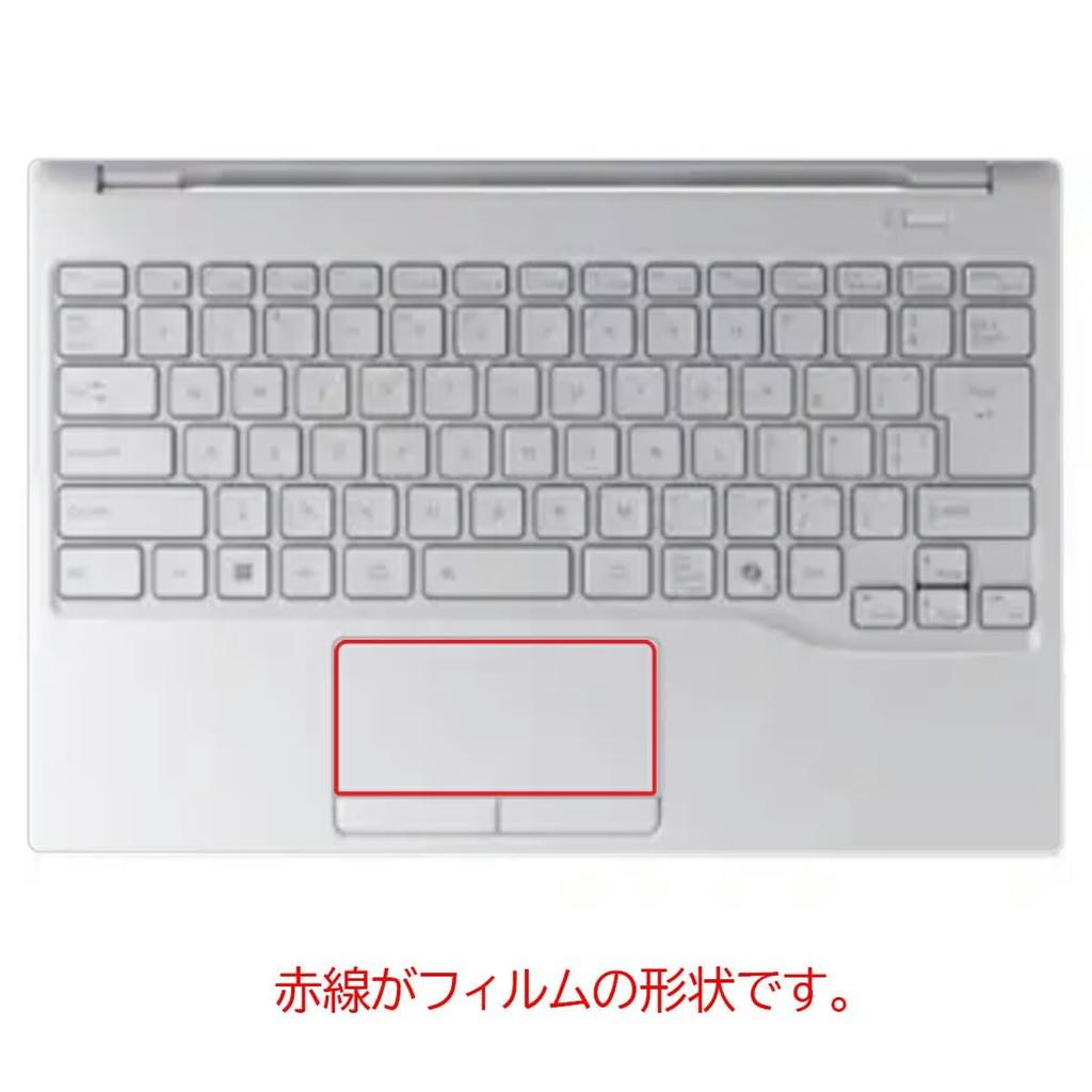 RATNAKALA Touchpad Protective Film for Fujitsu FMV Note U 2026/2025 Models - Anti-reflective, Matte Type, Bubble-free, Made in Japan