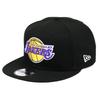 New Era 9FIFTY Los Angeles Lakers NBA Snapback Baseball Black Men's Hat, Cap, Cap, [item]
