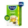 Чай зеленый листовой рассыпной Tetley 500 г Упаковка Классический вкус Мягкий нежный вкус 400 чашек Богат антиоксидантами