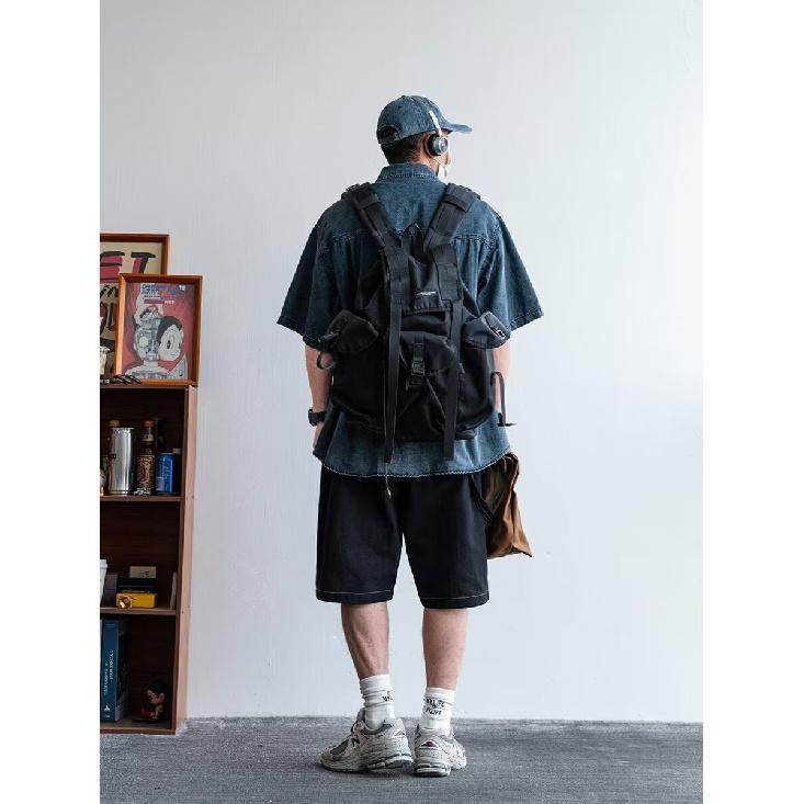 Summer New Chinese Style Vintage Denim Jacket For Men And Women, Loose Retro Button Washed Denim Top