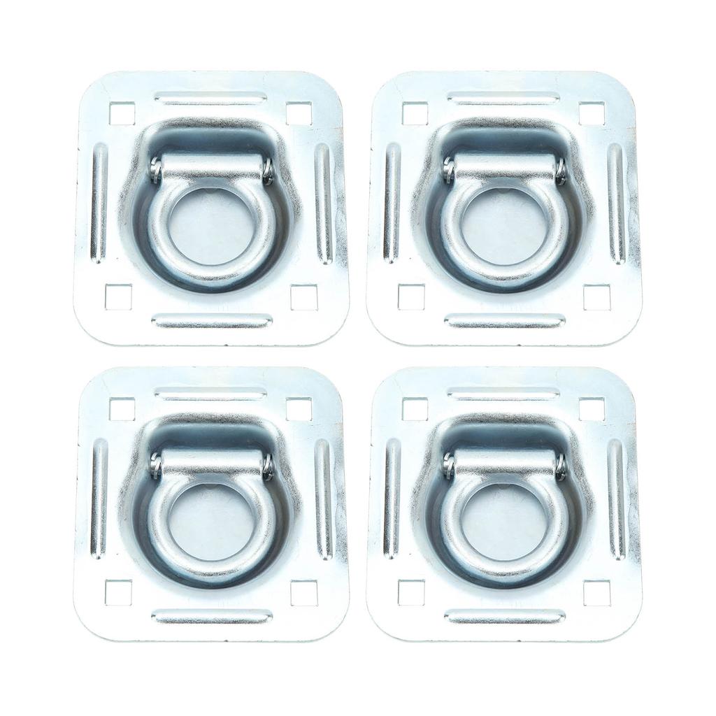 4 шт. утопленных D-образных крепежных кольца, прочные 124x114 мм, заподлицо, крепежные анкеры для фургонов