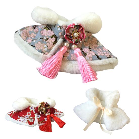 Плащ для питомца на шнуровке, застежка-липучка, дышащий, ветрозащитный, без рукавов, нарядный, с цветочным принтом, новогодний плащ для собаки