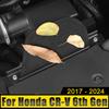 For Honda CR-V CRV 6th Gen 2017-2022 2023 2024 2025 Hybrid ABS Car Engine Air Intake Mask Sticker Case Decoration Trim Cover