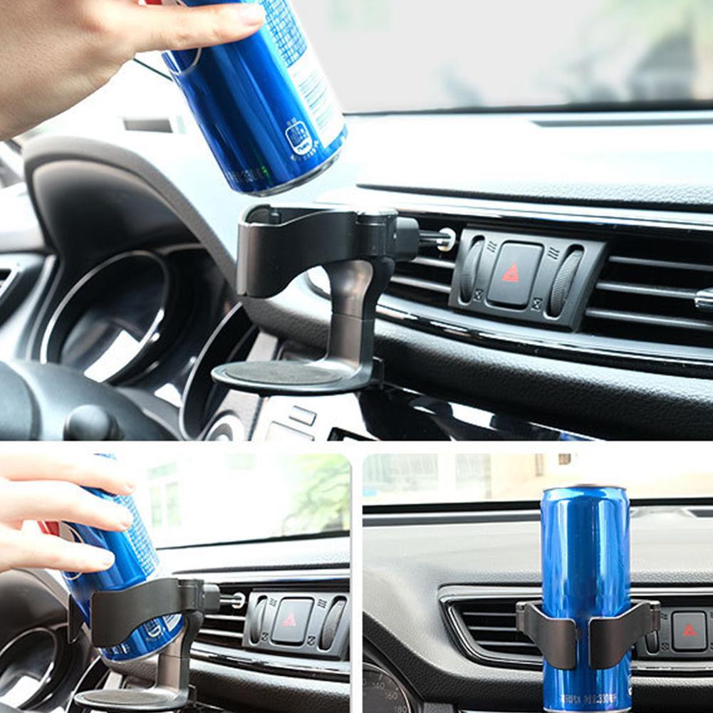 Car Outlet Air Vent Mount Can Holder Water Drinking Bottle Insert Holder Vehicle Cup Stand Bracket Car Vents Cup Rack