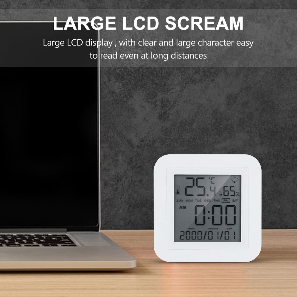 WIFI датчик температуры и влажности с ЖК-экраном ЖК-цифровой комнатный термометр-гигрометр