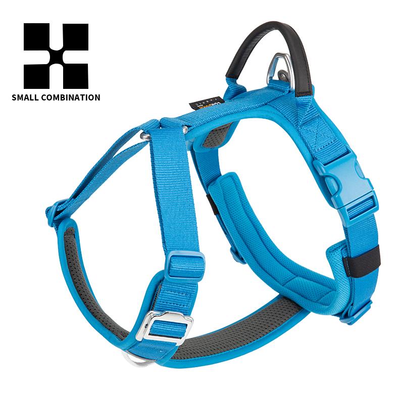 Шлейка для собаки, не тянущая, светоотражающая, для маленьких, средних и больших собак, взрывозащищенная жилетка-шлейка, регулируемые дышащие нагрудные ремни для собаки