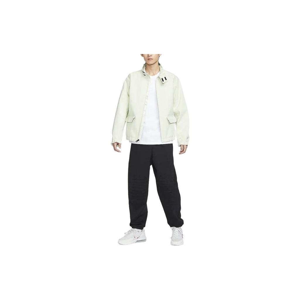 Nike Storm-FIT Tech Pack Твердая ветрозащитная повседневная куртка на молнии Мужская верхняя одежда Морское стекло-Синий FN2609-020