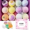Toriki Bath Gift Perfect for and Carbonated Bath Fragrance and Gift Box Perfect for Gifts for Respect for the Aged White and Bombs, 12-Piece Set,