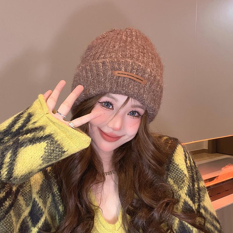 Ear Protection Warm and Cold Proof Knitted Hat  Large Head Circumference  Face Showing Small Wool Blended Japanese Cold Hat for Men