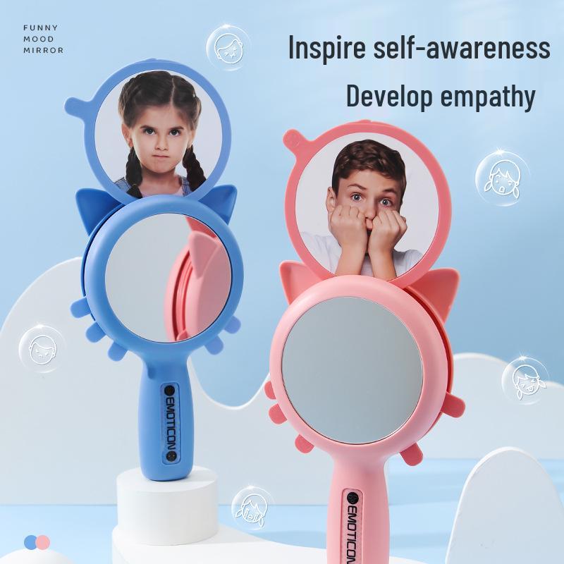 Baby Expression Puzzle Mirror: Emotion Recognition Cards for Toddlers