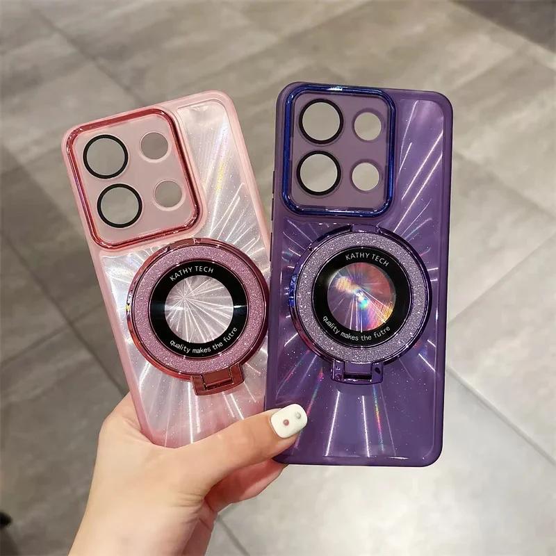 Блестящий браслет с держателем чехол для телефона Funda Huawei Honor X6B X8B X9B X9A X9 X6 X6A X7 X7A X7B X8 X5 Honor 200 мягкий чехол