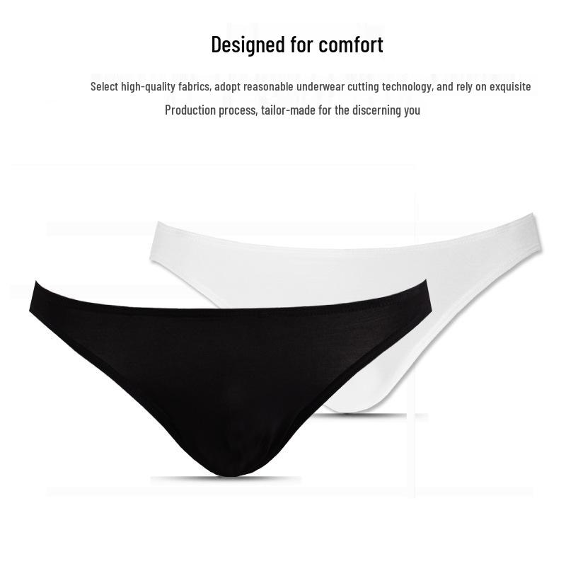 Men's U-Pouch Sport Briefs: Thin, Breathable, Low-Waist Triangle Design