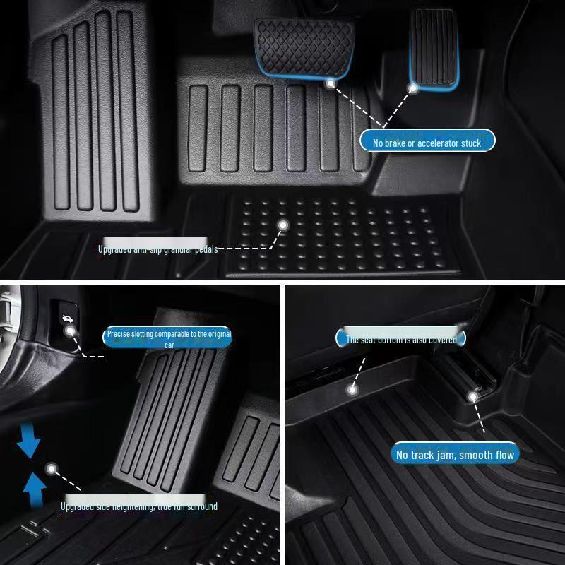 Совместимые автомобильные коврики TPE для Geely Emgrand, Boyue, Binrui, Binyue, Vision, X3, X6, S1, ICON
