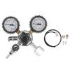 W21.8 Beer Keg Regulator Aluminum ABS with Tube CO2 Regulator for Carbonating Dispensing Beer Soda