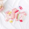 5 Pairs of Girls' Socks, Summer Mesh, Soft, Breathable, Ultra-thin, Non-stuffy, Baby Princess Socks, Cute and Sweet Style