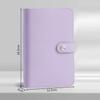 Clear 100 Envelop Savings Challenges Book Leather Cash Budget Notebook  Money Planners