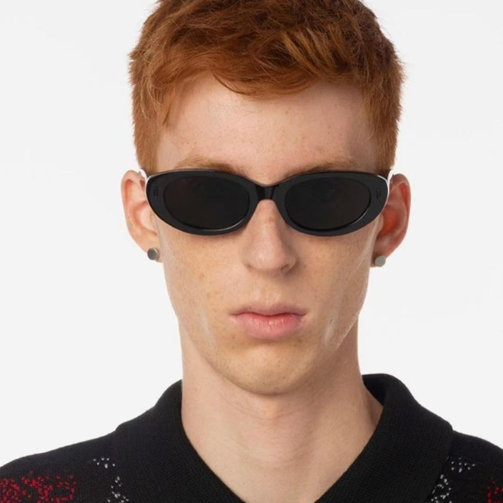 European American Style Sunglasses For Men Oval Shape Uv Protection Outdoor Sunglass Fashion Trendy Sun Glasses Women