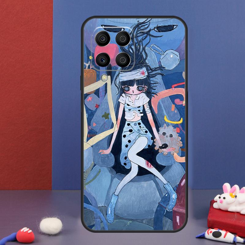 Мультяшный Эстетичный Чехол Aya Takano для Samsung Galaxy M31 M21 M11 M13 M54 M34 M14 M56 M36 M16 M53 M32 M52 M35 M55 M15 M06