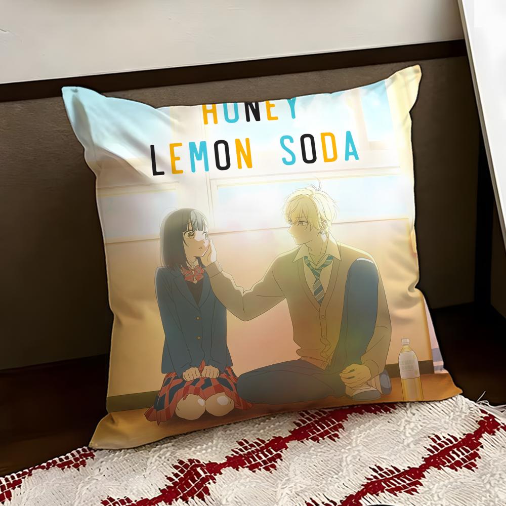 HHoney LLemon Soda Чехол для подушки-подушки Двусторонний Мягкий Прочный Чехол для подушки Дом Автомобиль Многоцелевое Использование для Ежедневного Комфорта