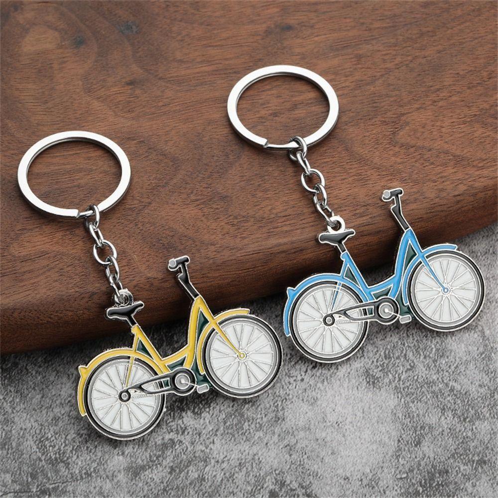Metal Bicycle Keychain Multifunctional Fashion Bottle Opener Keyring Bike Shaped Creative Bike Key Rings Thanksgiving
