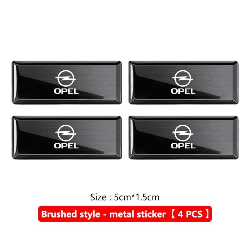 For Opel Car Logo Body Sticker Aluminum Alloy Emblem Auto Stickers Insignia Astra G J F K Vectra C H Corsa C B D Omega