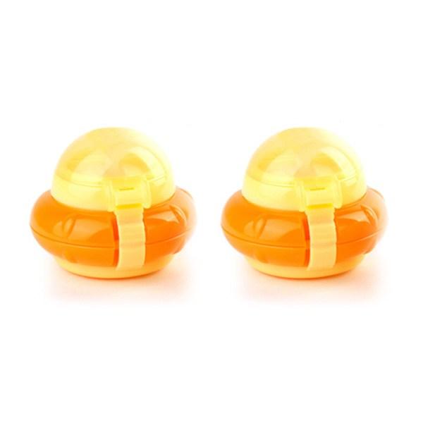 Flexa Kids One Plastic Bottle Straw Regular Type, Orange, 2 Pcs.