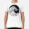 Футболка унисекс Trek Spaceship In Space the Great Wave S-5XL Сделано в США