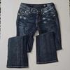 Womens High Waist Wide Leg Jeans Trendy Sequin Streetwear Casual Denim Pants