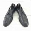 70s Vintage/ANSI Z41.1-1972/75/JAMA RICO/Leather Steel Toe U-Tip/9.5B/26.5/Black/Dress Shoes/V-Front(USED)