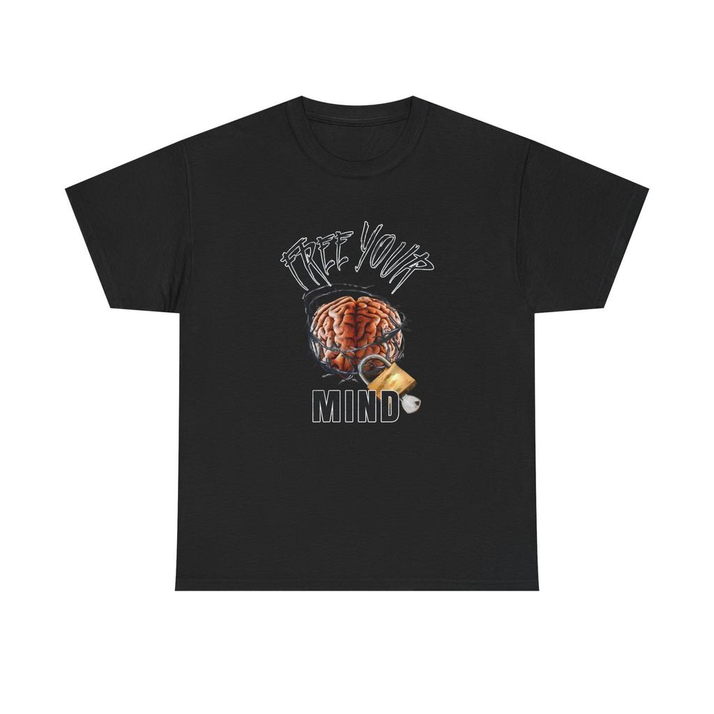 Free Your Mind Graphic T Shirt Unisex Heavy Cotton Tee