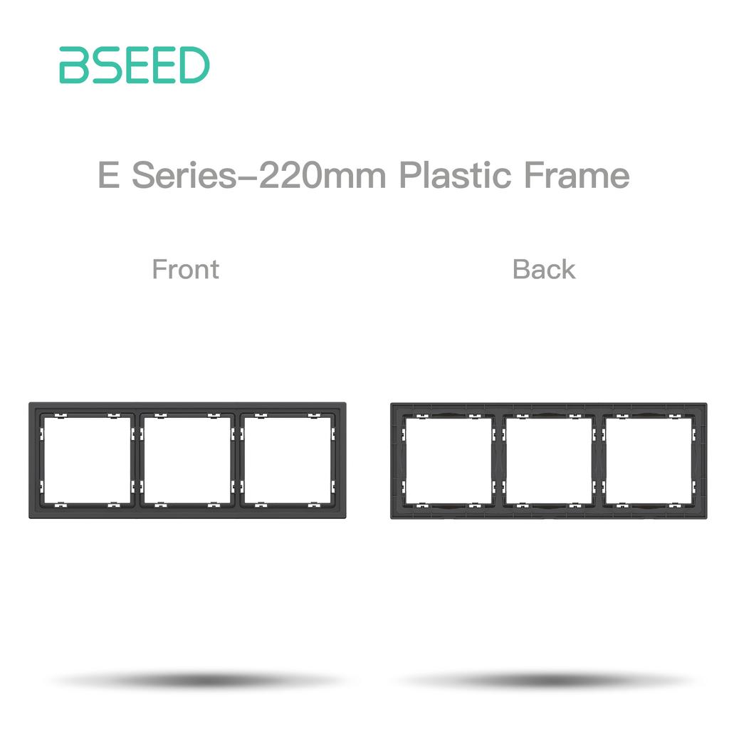 BSEED Модуль кнопки выключателя DIY Зарядка телефона от USB Розетка FR Части Настенный светильник Большой выключатель Пластиковая рамка Комбинация Серия E